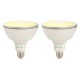 Flood-Daylight 6000K, 18W 1400Lm,  90-Degree Beam Angle, Dimmable -(PACK OF 2) by Viribright